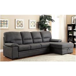 Cm6908bk Furniture Of America Alcester Living Room Furniture Sectional