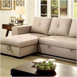 Cm6149iv Furniture Of America Denton Living Room Furniture Sectional