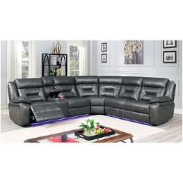 Cm6642gy-pm Furniture Of America Living Room Furniture Sectional