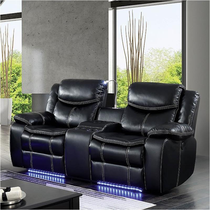 Cm6567-lv Furniture Of America Sirius Living Room Furniture Loveseat