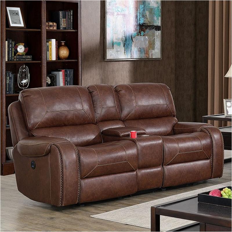 Cm6950br-lv-pm Furniture Of America Living Room Furniture Loveseat