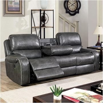 Cm6950gy-sf-pm Furniture Of America Walter Living Room Furniture Sofa