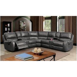 Cm6951gy-sect Furniture Of America Joanne Living Room Furniture Sectional