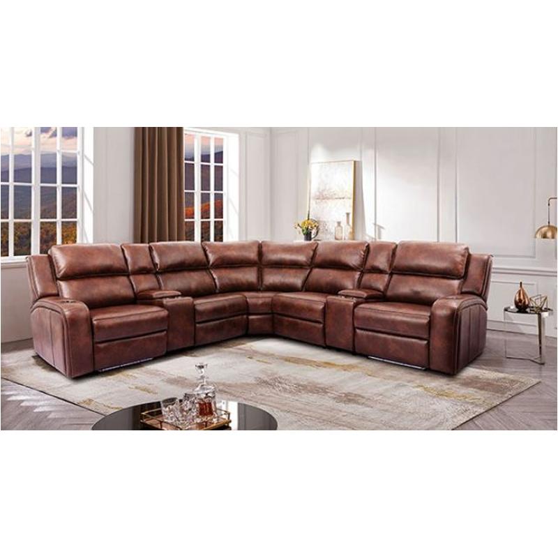 Cm9901-sect Furniture Of America Living Room Furniture Sectional