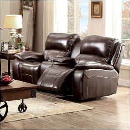 Cm6783br-lv Furniture Of America Ruth Living Room Furniture Loveseat