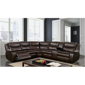Cm6982br Furniture Of America Pollux Living Room Furniture Sectional