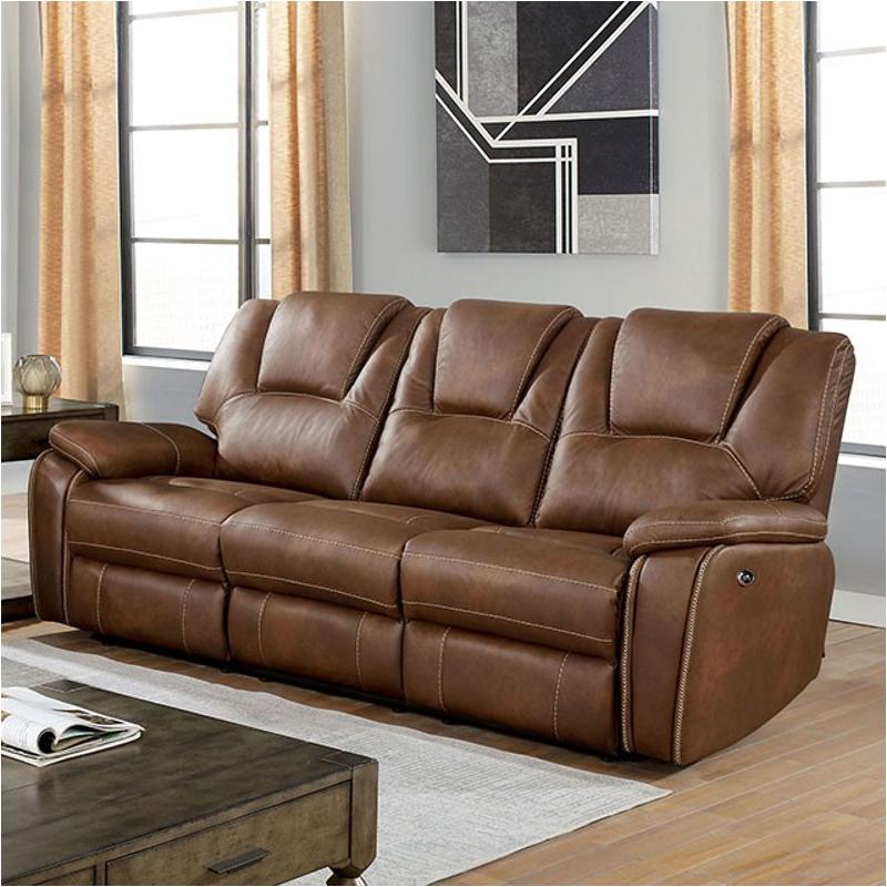 Cm6219br-sf Furniture Of America Rosalynn - Brown Living Room Furniture Sofa