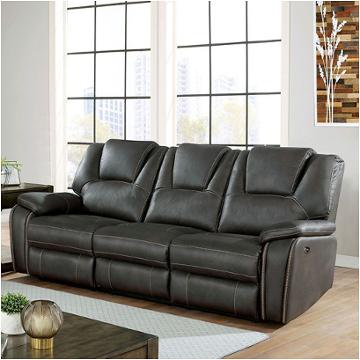 Cm6219gy-sf Furniture Of America Rosalynn - Gray Living Room Furniture Sofa