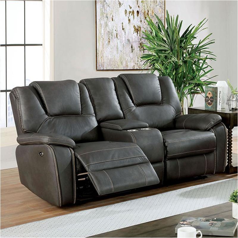 Cm6219gy-lv Furniture Of America Rosalynn - Gray Living Room Furniture Loveseat