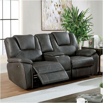 Cm6219gy-lv Furniture Of America Rosalynn - Gray Living Room Furniture Loveseat