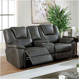 Cm6219gy-lv Furniture Of America Rosalynn - Gray Living Room Furniture Loveseat
