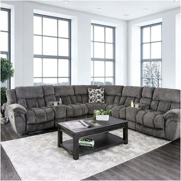 Cm6585gy Furniture Of America Living Room Furniture Sectional