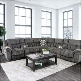 Cm6585gy Furniture Of America Living Room Furniture Sectional