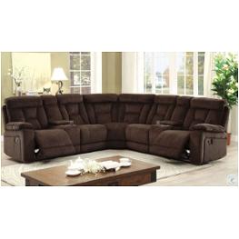 Cm6773br Furniture Of America Living Room Furniture Sectional