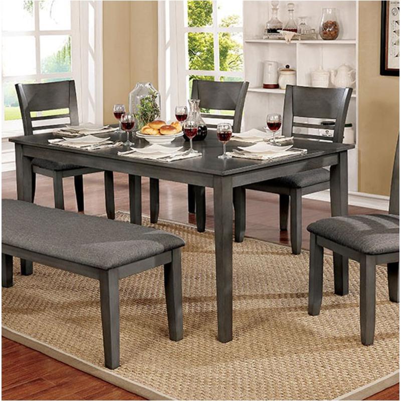 Cm3916gy-t-60 Furniture Of America Dining Room Furniture Dining Table