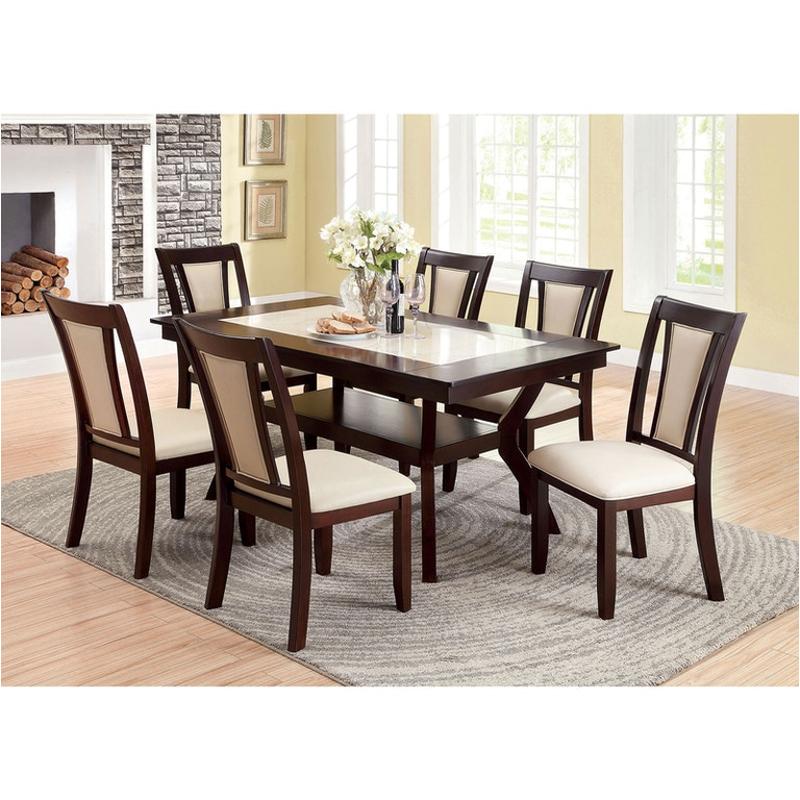 Cm3984t Furniture Of America Brent Dining Room Furniture Dining Table