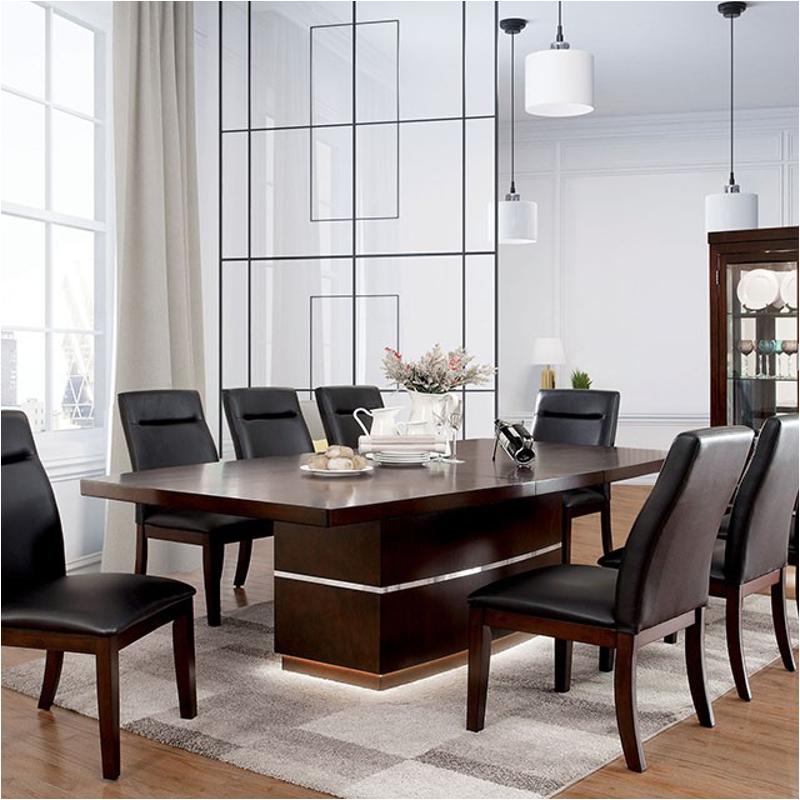 Cm3130t Furniture Of America Lawrence Dining Room Furniture Dining Table