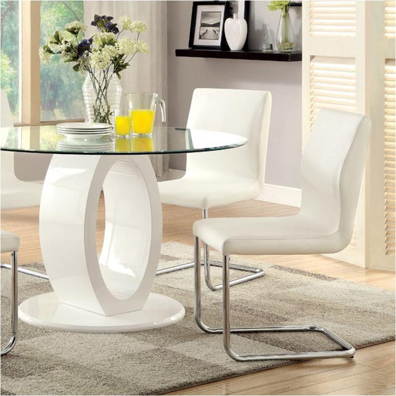 Cm3825wh-rt Furniture Of America Lodia Dining Room Furniture Dining Table