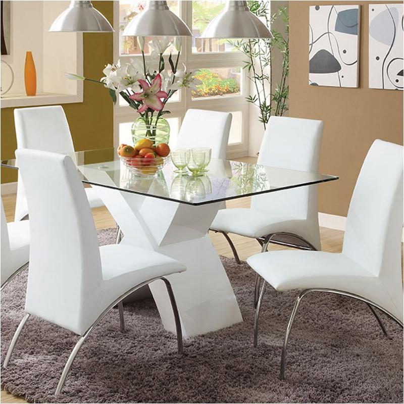 Cm8370wh-t Furniture Of America Dining Room Furniture Dining Table