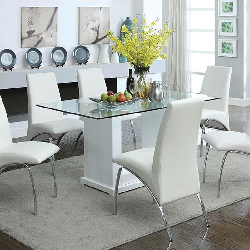 Cm3917t Furniture Of America Eva Dining Room Furniture Dining Table