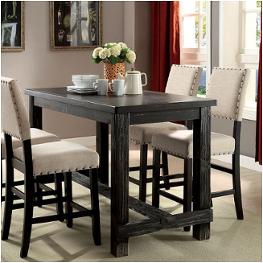Cm3324bk-pt Furniture Of America Sania Dining Room Furniture Counter Height Table