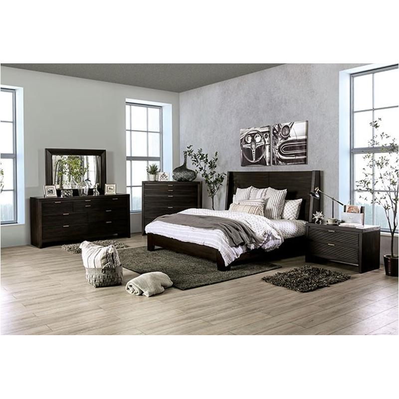 Foa7514q Furniture Of America Laurentian Bedroom Furniture Bed