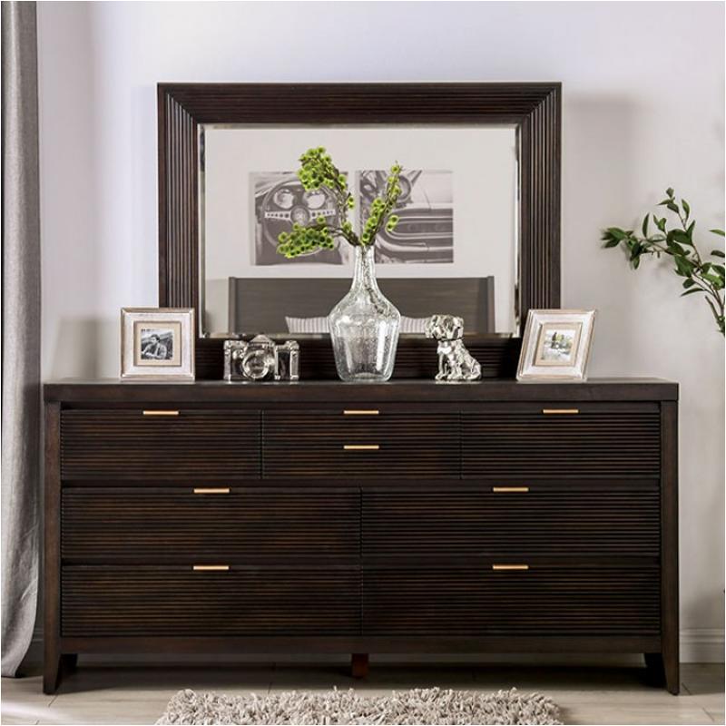 Furniture of America® Laurentian Dark Walnut 5-Piece Queen Panel