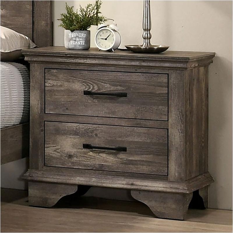 Cm7186n Furniture Of America Fortworth Bedroom Furniture Nightstand