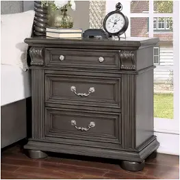 Cm7711gy-n Furniture Of America Esperia Bedroom Furniture Nightstand