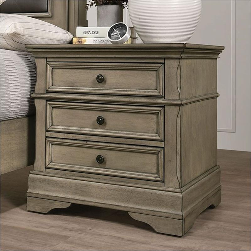 Cm7181n Furniture Of America Lasthenia Bedroom Furniture Nightstand