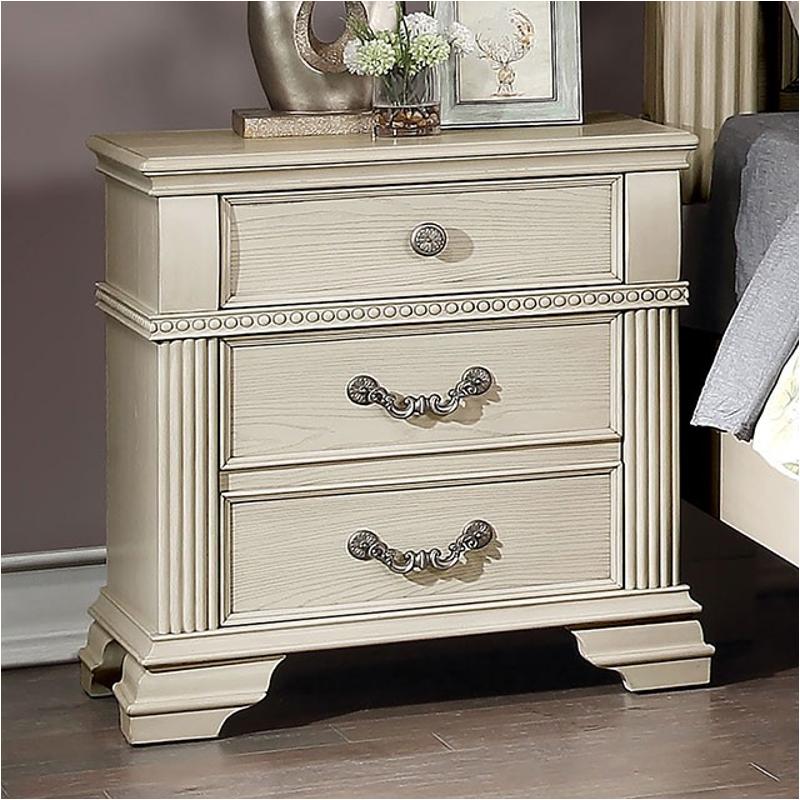 Foa7144wh-n Furniture Of America Pamphilos Bedroom Furniture Nightstand