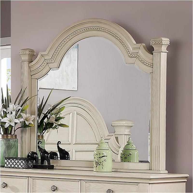 Foa7144wh-m Furniture Of America Pamphilos Bedroom Furniture Mirror