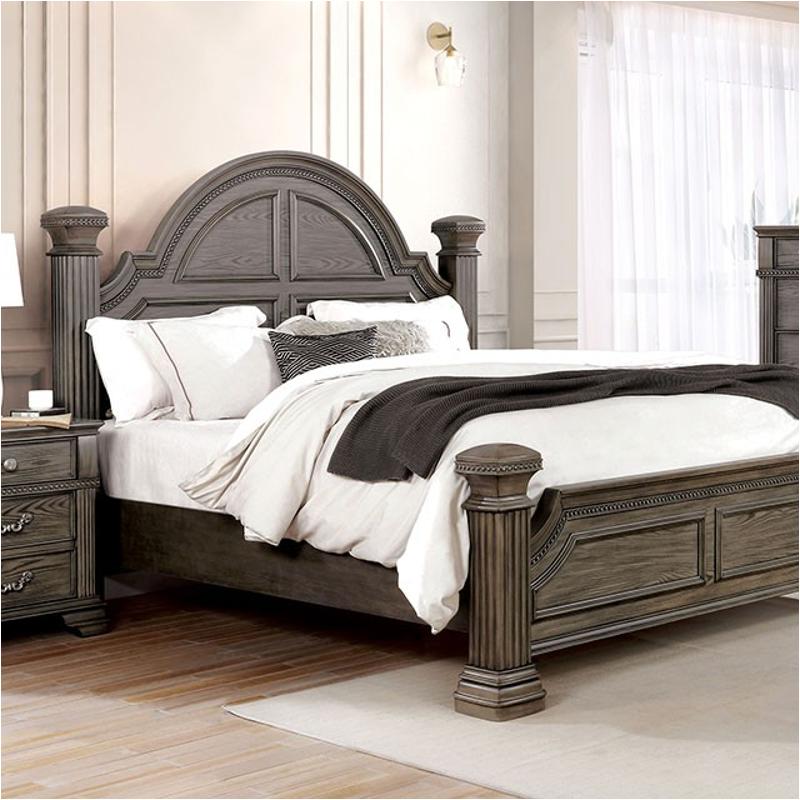 Foa7144gy-q Furniture Of America Pamphilos Bedroom Furniture Bed