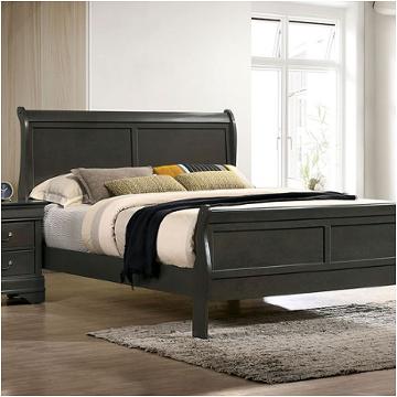 Cm7966gy-f Furniture Of America Louis Philippe Bedroom Furniture Bed