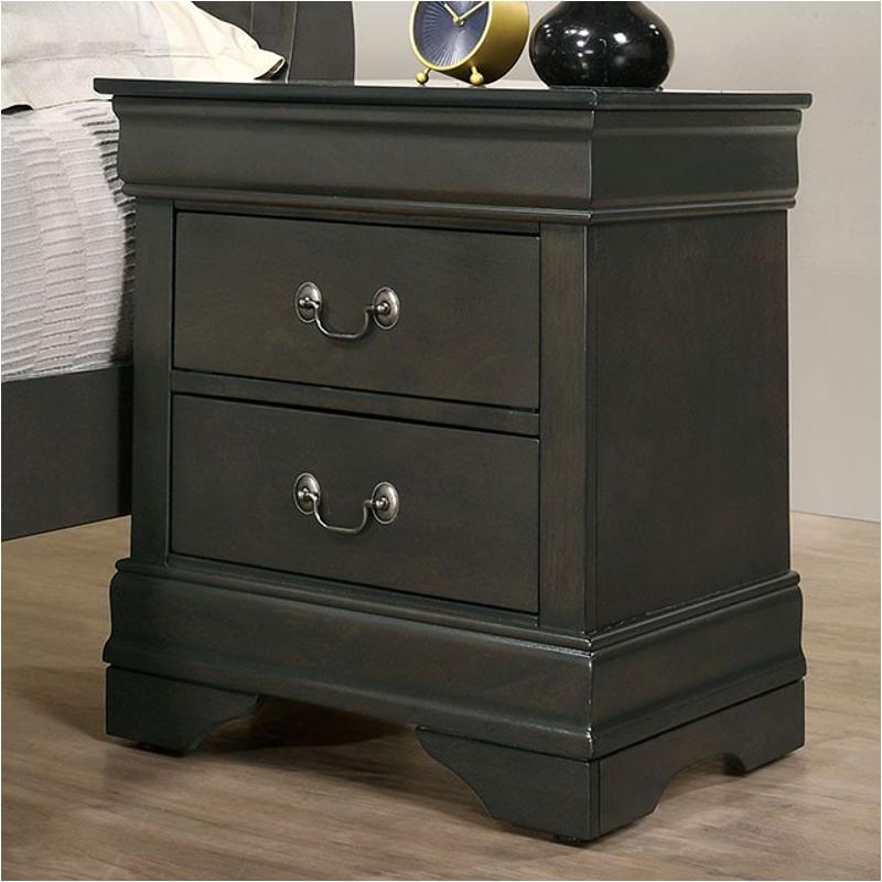 Cm7966gy-n Furniture Of America Louis Philippe Bedroom Furniture Nightstand