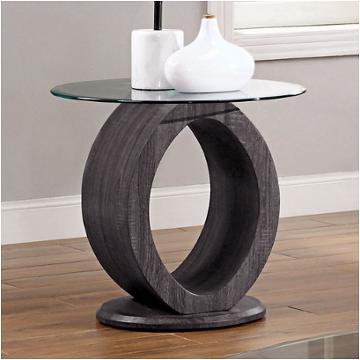 Cm4825gy-e Furniture Of America Lodia Living Room Furniture End Table