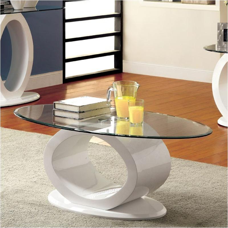 Cm4825wh-c Furniture Of America Lodia Living Room Furniture Cocktail Table