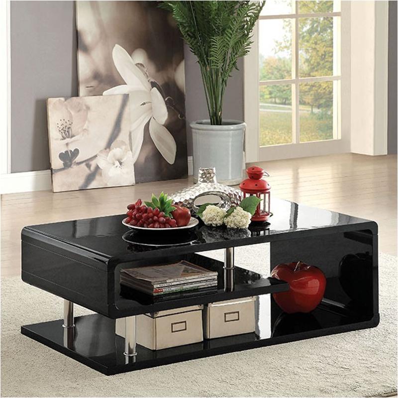 Cm4057bk-c Furniture Of America Ninove Living Room Furniture Cocktail Table