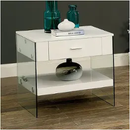 Cm4451wh-e Furniture Of America Raya Living Room Furniture End Table