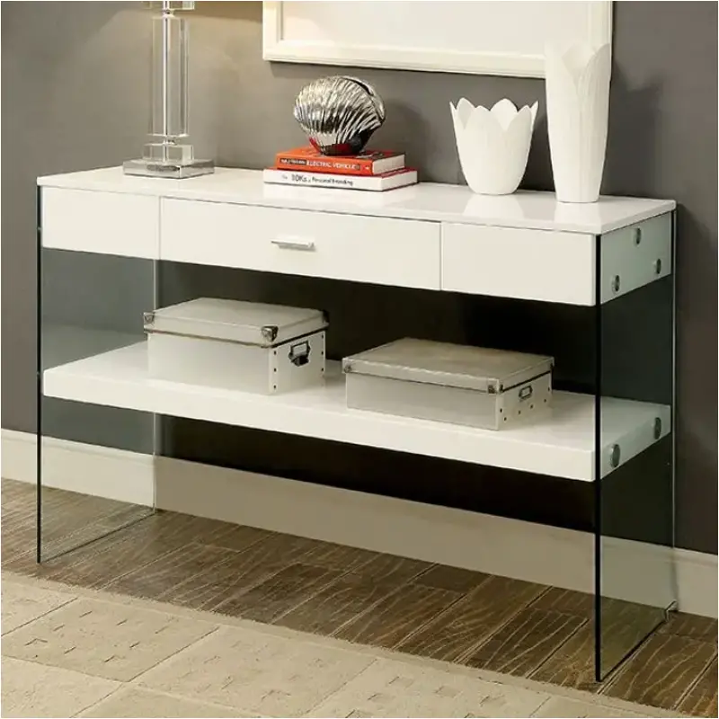 Cm4451wh-s Furniture Of America Raya Accent Furniture Sofa Table