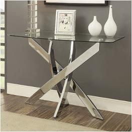Cm4241s Furniture Of America Laila - Chrome Living Room Furniture Sofa Table