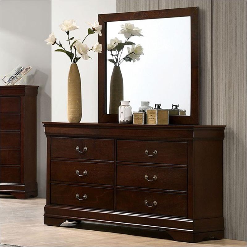 Furniture of America Louis Philippe Black Chests Cherry