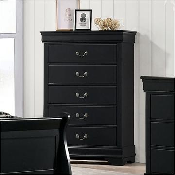 Cm7966bk-c Furniture Of America Louis Philippe Bedroom Furniture Chest