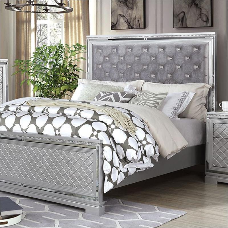 Cm7518q Furniture Of America Belleterre Bedroom Furniture Bed