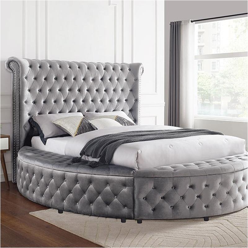 Furniture of America® Louis Philippe Gray Eastern King Bed