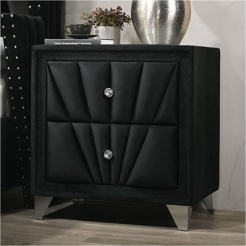Cm7164bk-n Furniture Of America Carissa Bedroom Furniture Nightstand