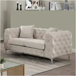 Cm6498bg-lv Furniture Of America Sapphira Living Room Furniture Loveseat