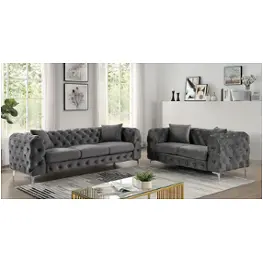 Cm6498dg-sf Furniture Of America Sapphira Living Room Furniture Sofa