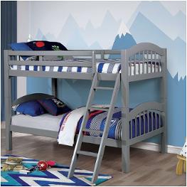 Cm-bk524-gy Furniture Of America Coney Island Bedroom Furniture Bed