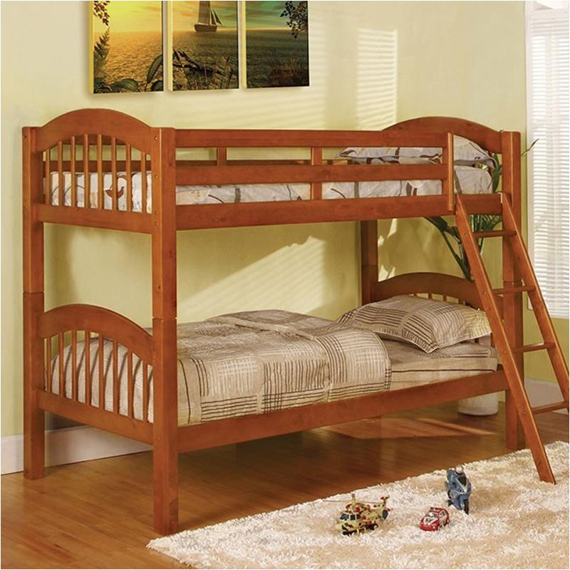 Furniture Of America Coney Island Twin/twin Bunk Bed - Thumbnail 4